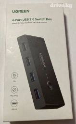 Продам Порт Ugreen 4 port usb 3.0 switch box Новый!! В упаковке!!