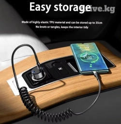 Быстрозаряжающие экстра-прочные ПРУЖИНИСТЫЕ зарядные кабели / шнуры