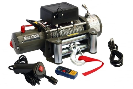 Электрическая лебедка 12000lb (5.5тонн) 12V Для эвакуаторов в