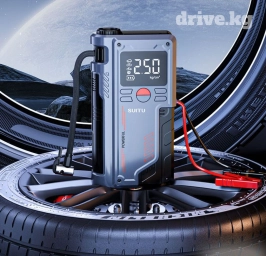 Пусковое зарядное устройство Jump Starter + компрессор для накачки