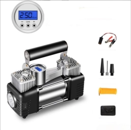 Мощный Автомобильный 2-х Цилиндровый Электрический Компрессор для
