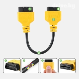 Кабель удлинитель OBD2 AUTOOL 30см для подключения адаптеров LAUNCH