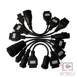 КОМПЛЕКТ ДИАГНОСТИЧЕСКИХ КАБЕЛЕЙ ДЛЯ ГРУЗОВЫХ АВТОМОБИЛЕЙ