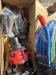 Пневматический пистолет! Воздушный шланг+головки 32-33, удлинитель