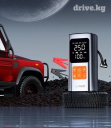 Пусковое устройство
Компрессор для накачки колёс
Фонарик и POWER BANK