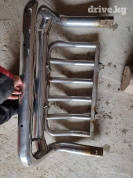 Дуга. кенгурятник.Никель нержавейка на внедорожник прадо патруль.срв