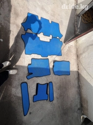 EVA листы, цвет - Синий, Б/у