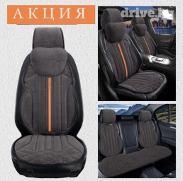 Чехлы Велюровые, С подушкой, цвет - Серый, Универсальные, Новый, Платная доставка, Самовывоз