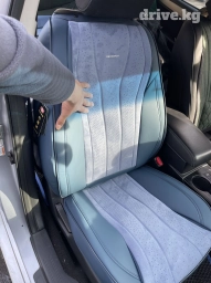 Чехлы Алькантара, С подушкой, цвет - Синий, Hyundai, Новый, Бесплатная доставка, Платная доставка, Самовывоз