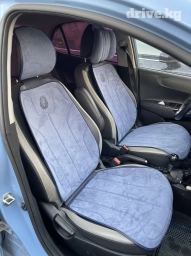 Чехлы Алькантара, С подушкой, цвет - Синий, Kia, Новый, Бесплатная доставка, Платная доставка, Самовывоз