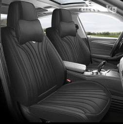 Чехлы Кожаные, цвет - Черный, Универсальный, Новый