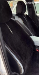 Чехлы Алькантара, цвет - Черный