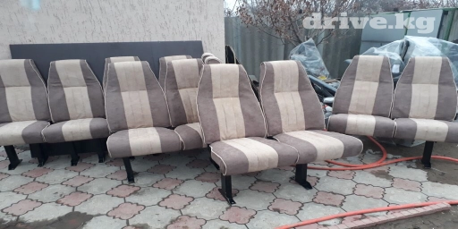 Чехлы Велюровые, цвет - Бежевый, Mercedes-Benz, Б/у