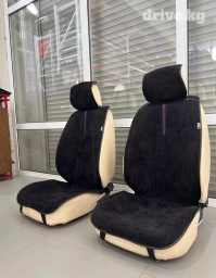 Чехлы Алькантара, цвет - Черный, Новый, Платная доставка, Самовывоз