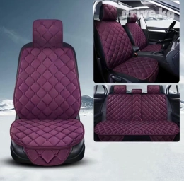 Чехлы Велюровые, цвет - Черный, Универсальный