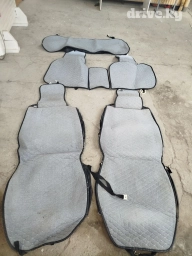 Чехлы Тканевые, цвет - Серый, Универсальные, Б/у, Самовывоз