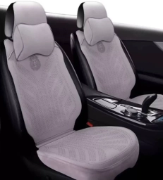 Чехлы Алькантара, С подушкой, цвет - Серый, Toyota, Новый, Самовывоз