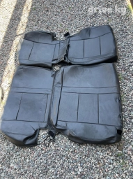 Чехлы Кожаные, цвет - Черный, Honda, Б/у