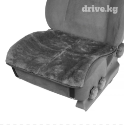 Чехлы Меховые, цвет - Серый, Новый, Самовывоз