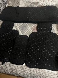 Чехлы Велюровые, цвет - Черный, Б/у