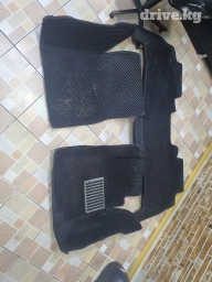 Чехлы Экокожа, цвет - Черный, Toyota, Б/у, Самовывоз