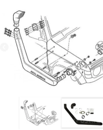 Шноркели для внедорожников : TOYOTA: 4runner/surf :130, 185 215