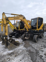 Экскаватор, Hyundai, 2014 г., Колесный