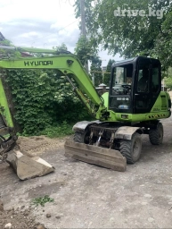 Экскаватор, Hyundai, 2002 г., Колесный