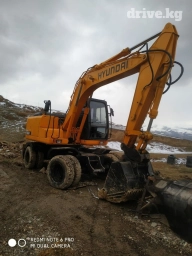 Экскаватор, Hyundai, 2007 г., Колесный