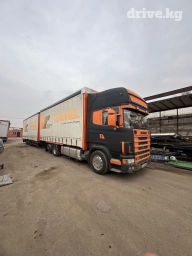 Прицеп, Scania, Шторный, от 12 т, Б/у