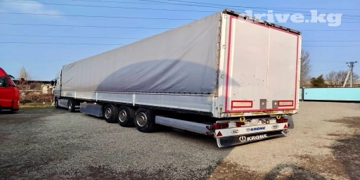 Прицеп, Krone, Тентованный, Б/у