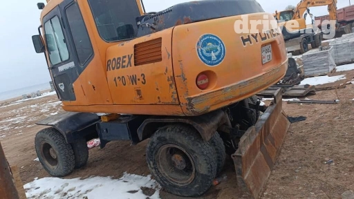 Экскаватор, Hyundai, 2003 г., Колесный