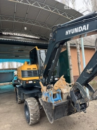Экскаватор, Hyundai, 2021 г., Колесный