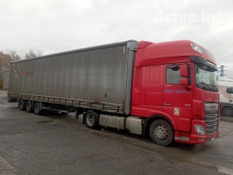 Прицеп, DAF, Шторный, от 12 т, Б/у