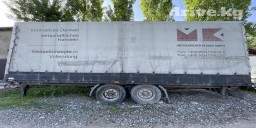 Прицеп, Mercedes-Benz, Тентованный, 11 т, Б/у