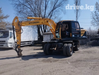 Экскаватор, Hyundai, 2012 г., Колесный