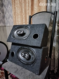 Фирменные 3-х полосные динамики sonda 120w с качественным коробом