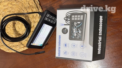 Эндоскоп с монитором Кабель 5 метров Две камеры, прямая и боковая