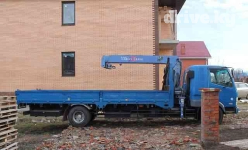 Манипулятор|Кран| стрела 12 м| 3,0 тонн | борт 8 тонн. Бишкек 24/7!!!