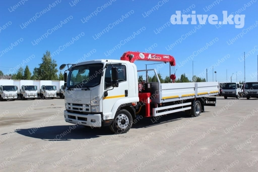 Манипулятор|Кран| стрела 10 м| 3,0 тонн | борт 9 тонн. Бишкек 24/7!!!