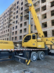 Кран | Стрела 48 м. 25 т | Борт 25 кг
