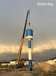 Кран | Стрела 49 м. 25 т | Борт 32500 кг