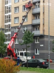 Автовышка любой метраж от 15м до 30м ждет ваших заказов Всегда готов