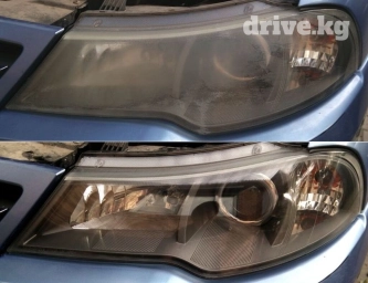 Химическая полировка фар! Цена за 2 фары 700 сом! Только пластиковые