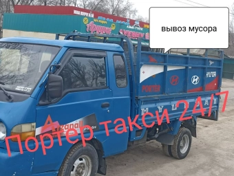 Портер, Вывоз бытового мусора, По городу, с грузчиком