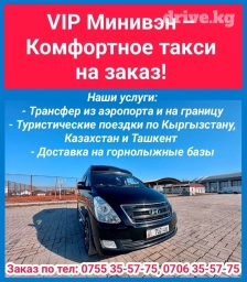 Орловка, По региону, Аэропорт Такси, легковое авто | 7 мест