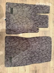 Родные Ворсовые Полики Для салона Mercedes-Benz, цвет - Серый, Б/у, Самовывоз