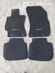 Родные Ворсовые Полики Для салона Subaru, цвет - Черный, Новый, Самовывоз, Бесплатная доставка