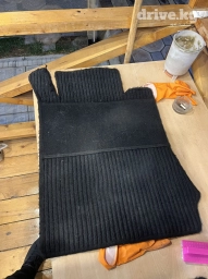 Родные Ворсовые Полики Для салона Mercedes-Benz, цвет - Черный, Б/у, Самовывоз