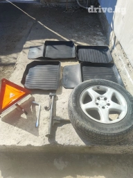 Родные Резиновые Полики Для салона Mercedes-Benz, цвет - Черный, Б/у, Самовывоз, Платная доставка